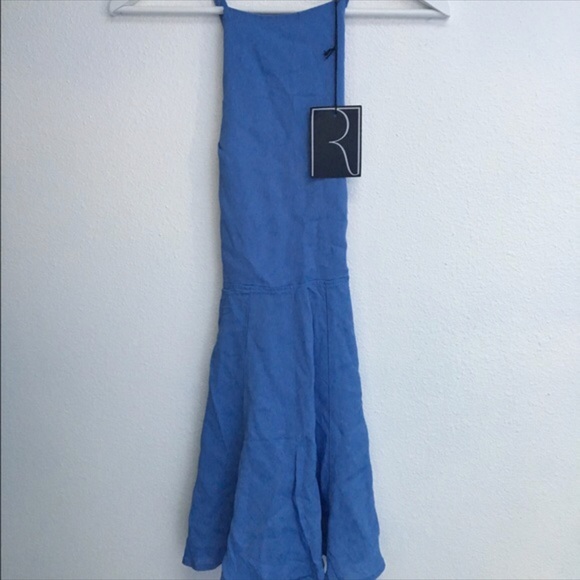Reformation Dove Dress in Powder Blue Size M - Picture 3 of 6